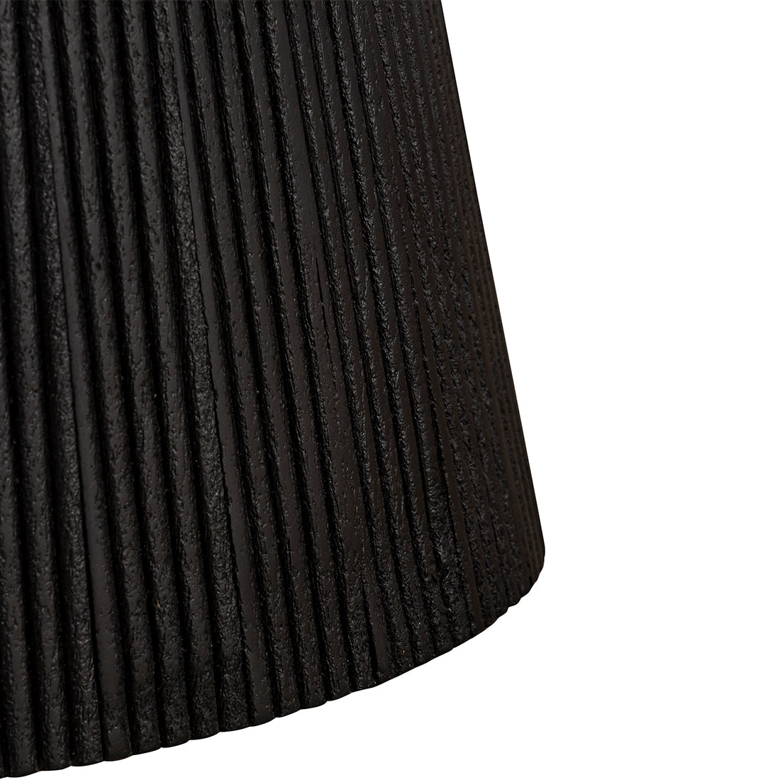 BECK Black Soft Finish | Mango wood oval coffee table