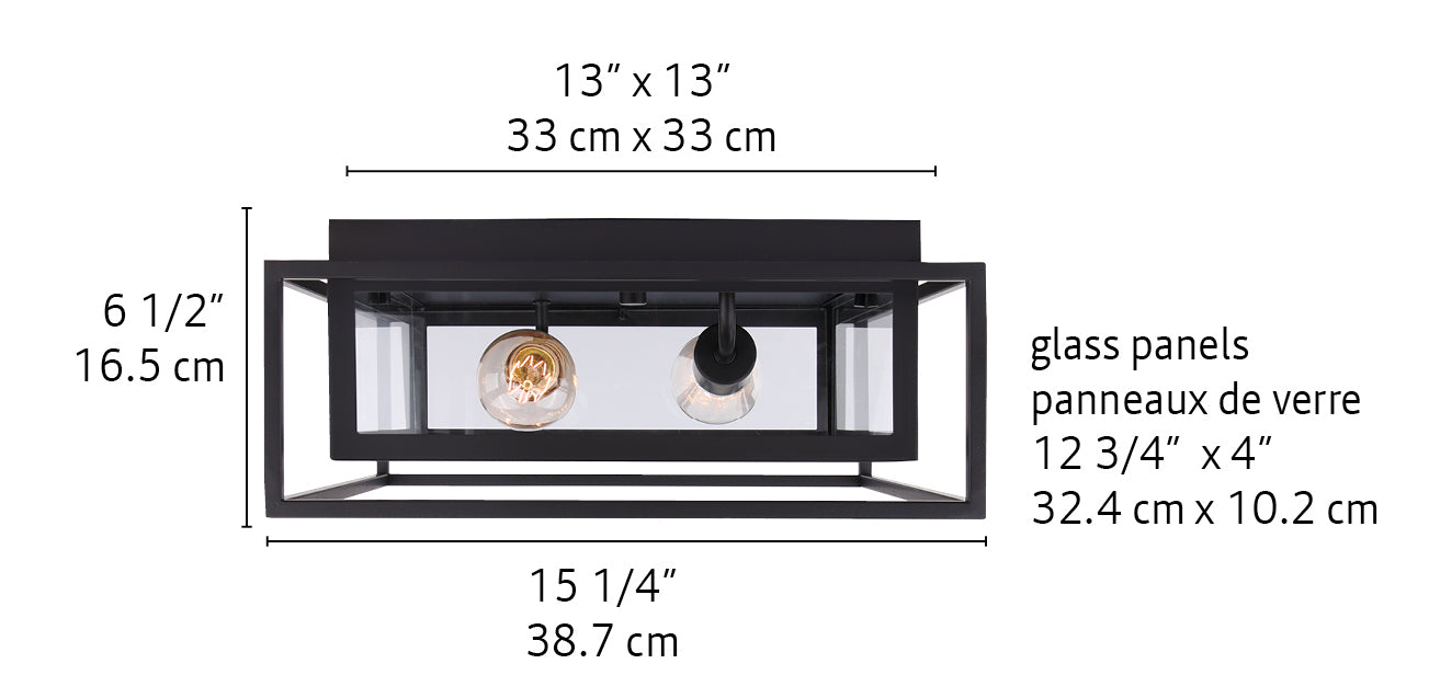 ISOLA, IFM595A15ORB, Oil Rubbed Bronze, Clear Glass