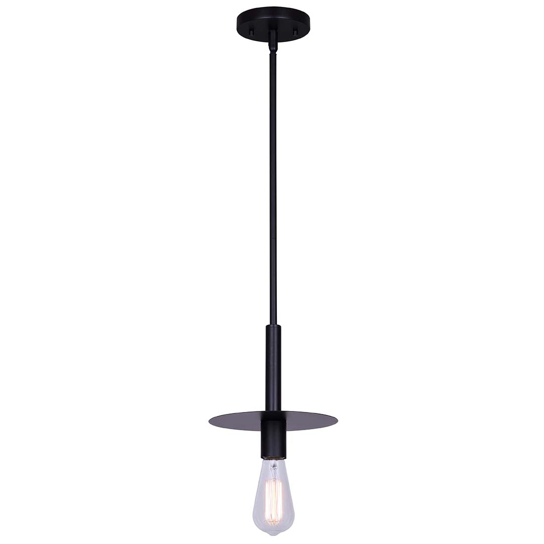 VIGGO, IPL696B01BK, MBK Color, 1 Lt Rod Pendant
