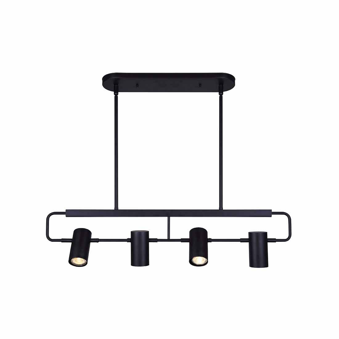 LEAL, IST697B04BK10, MBK Color, 4 Lt Suspended Track