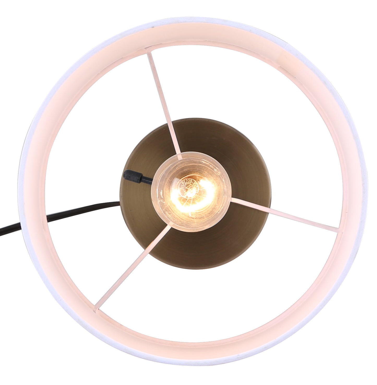 LOE, ITL714B20BKG, MBK + GD Color, 1 Lt Table Lamp