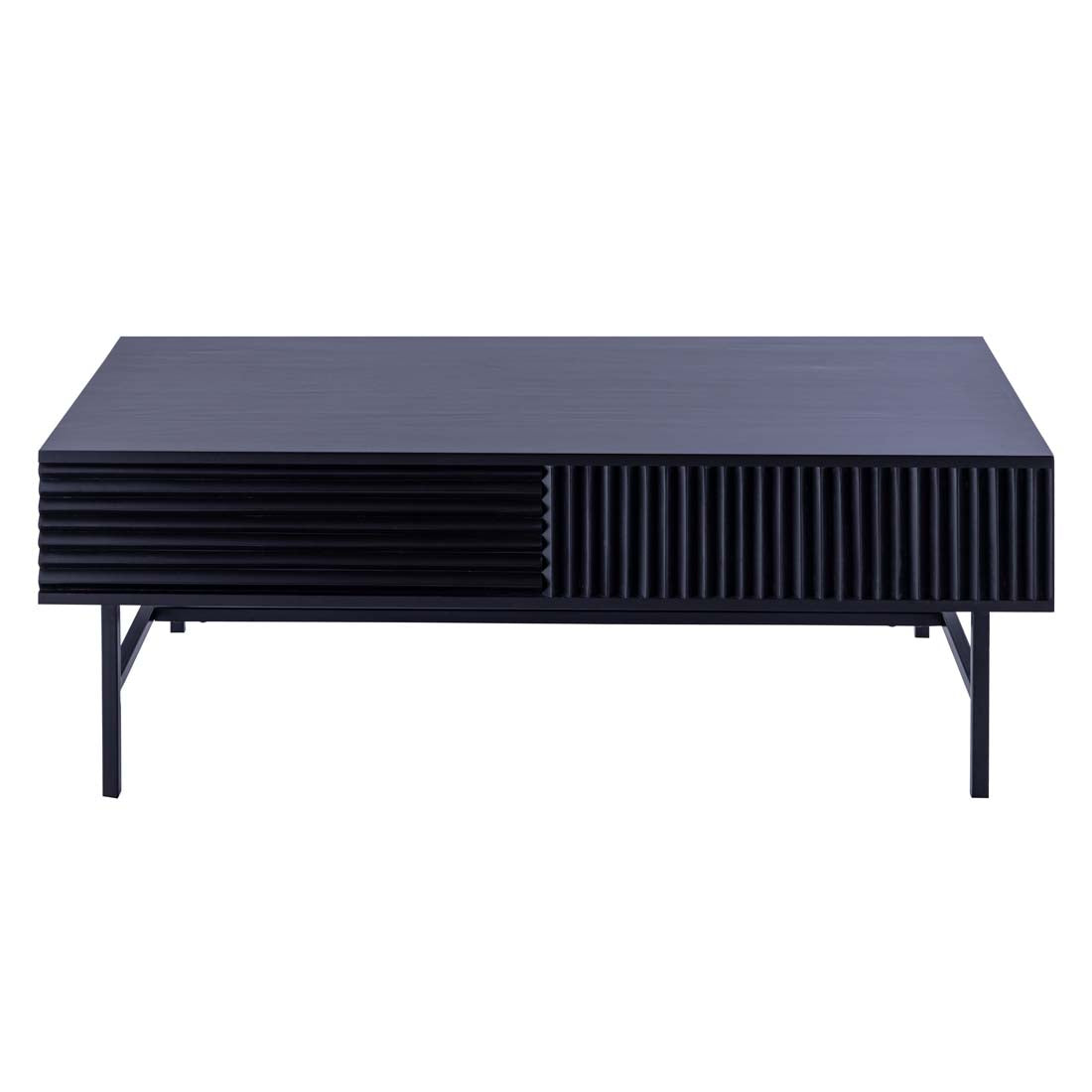 ELLINGTON Coffee Table Black Iron/Black Wood