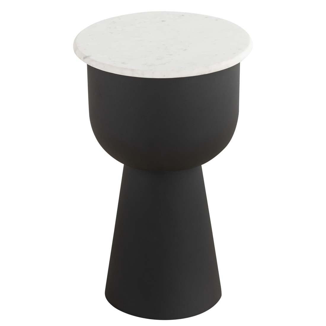 NILA Side Table with Marble Top Side Table