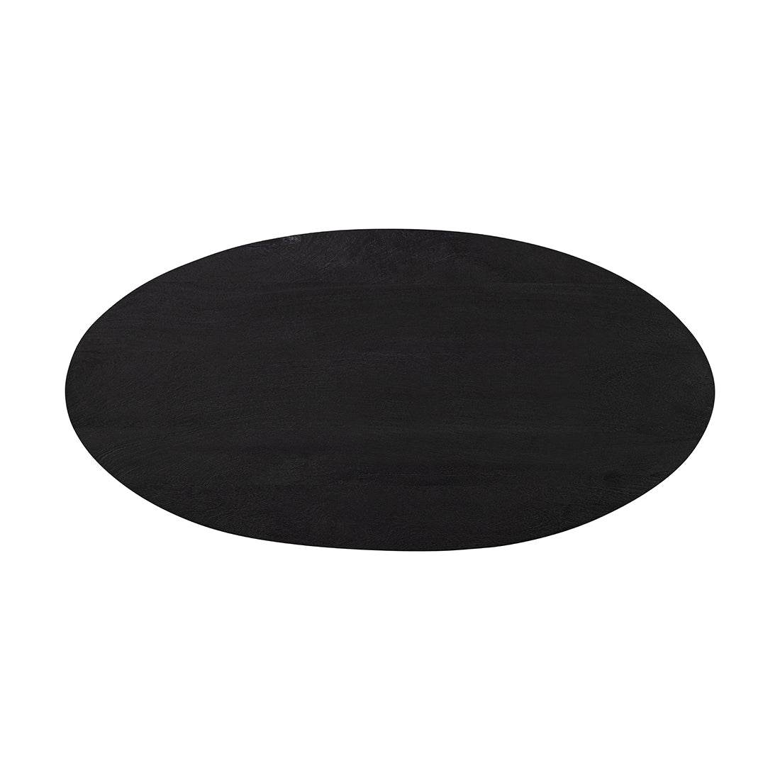 MADHY Black Soft Finish | Mango wood oval coffee table