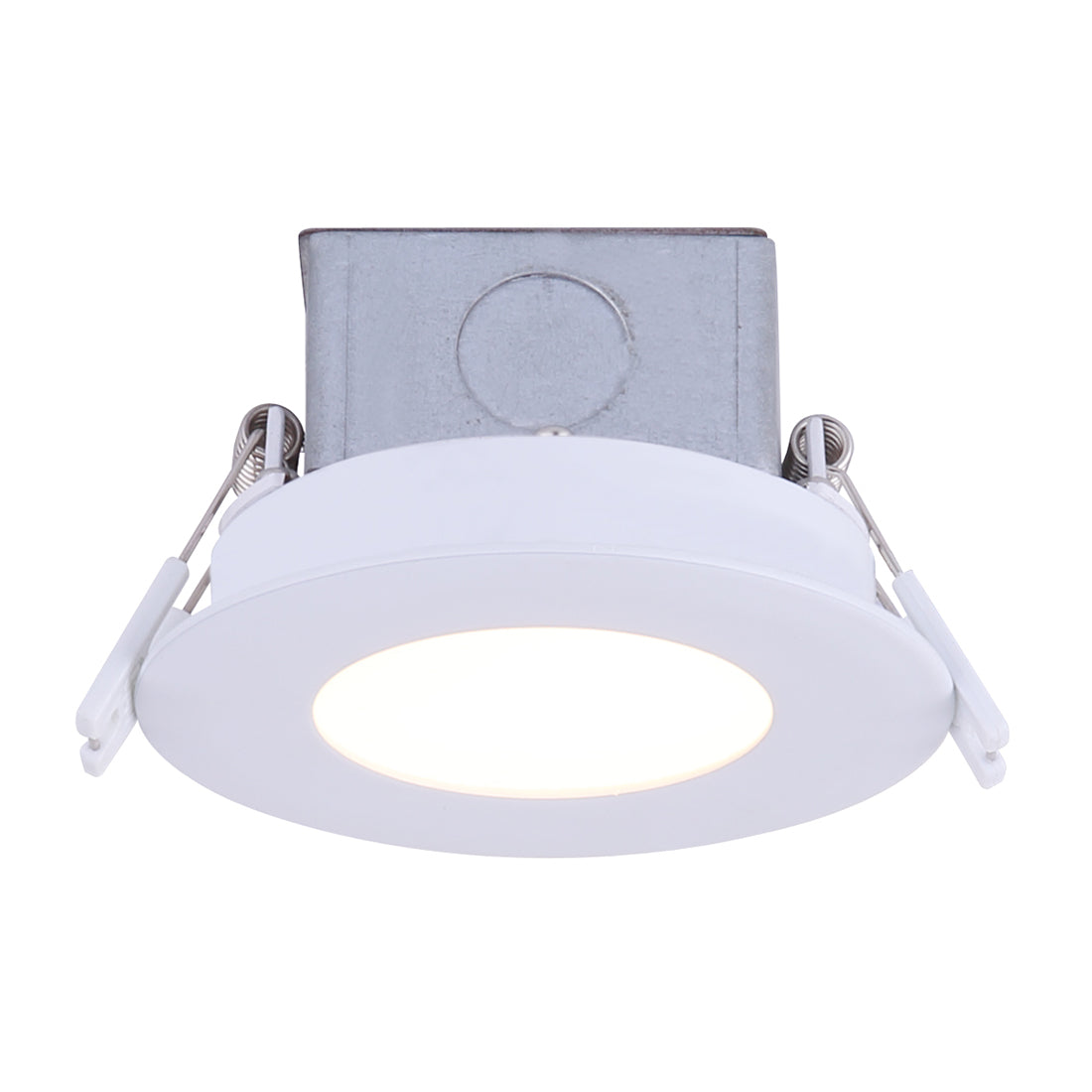 LED Recess Downlight, DL-3-6RR-WH-C, 3 IN White Color Trim