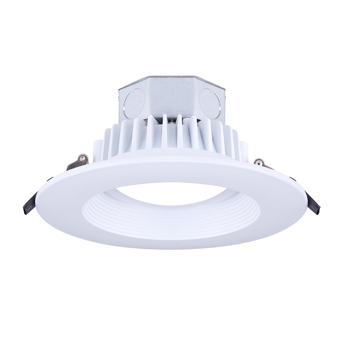 LED Baffle Recess Downlight, DL-6-15NR-WH-C, 6 IN White Color Trim