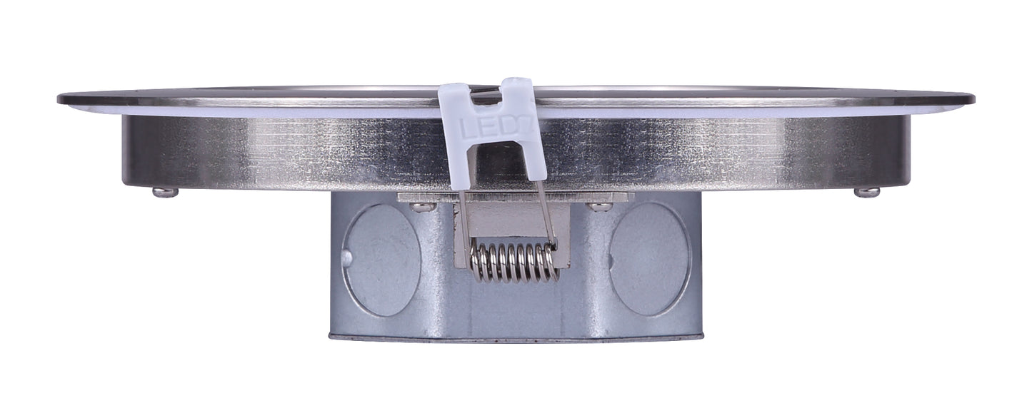 LED Recess Downlight, DL-6-15RR-BN-C, 6 IN Brushed Nickel Color Trim