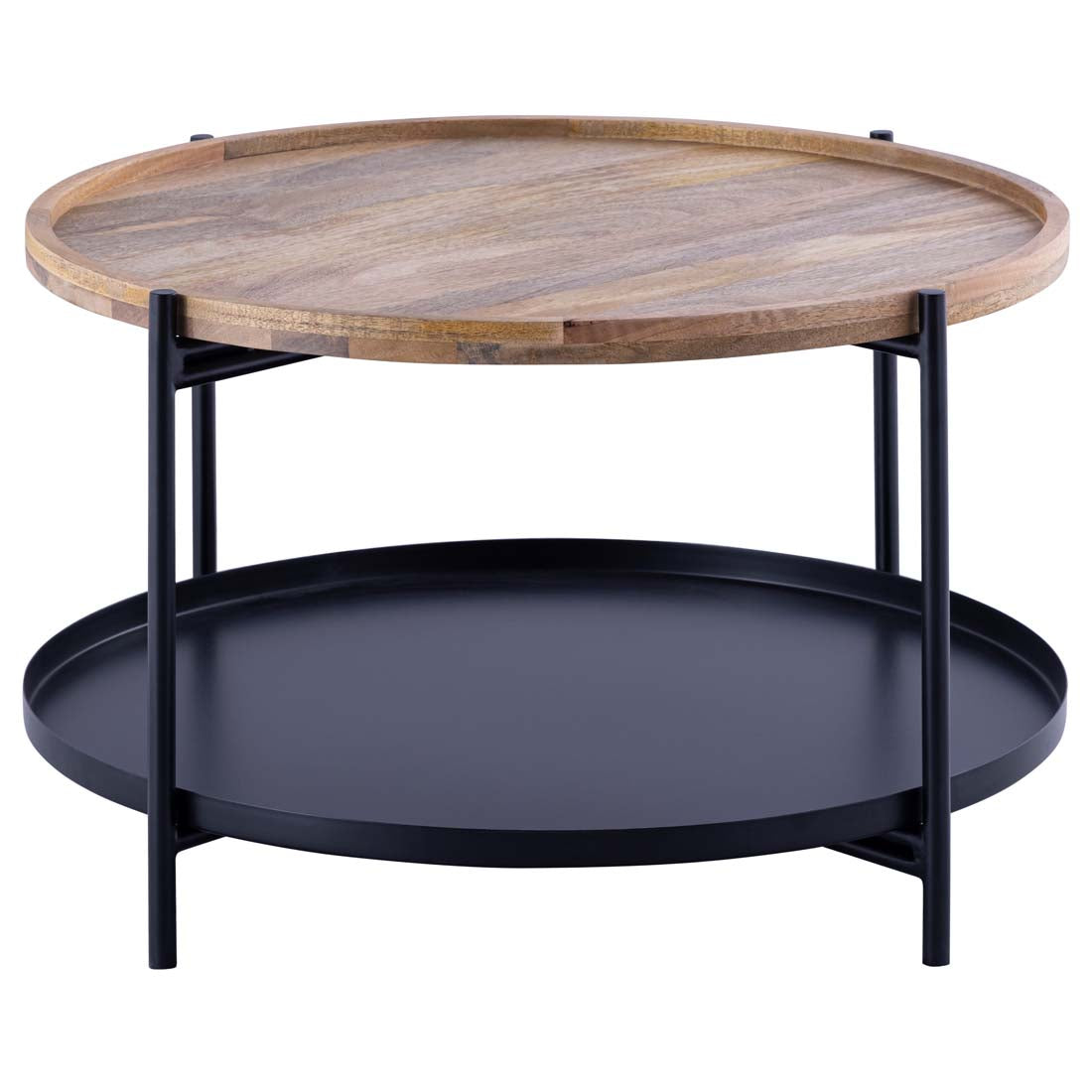 CALIN Mango wood and Iron coffee table