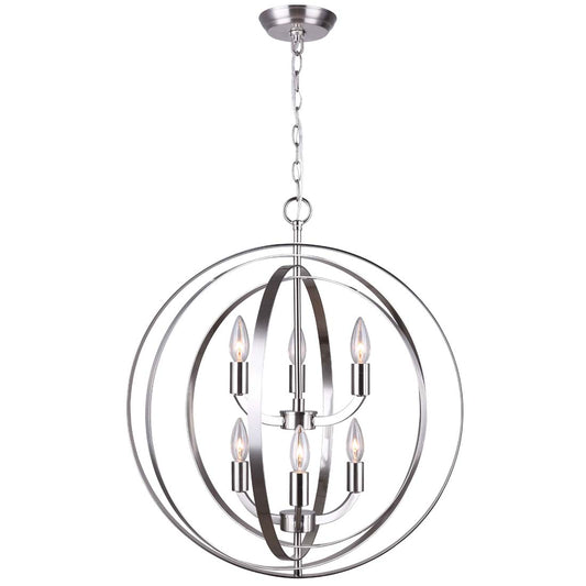 Meridian 6 Light Chandelier