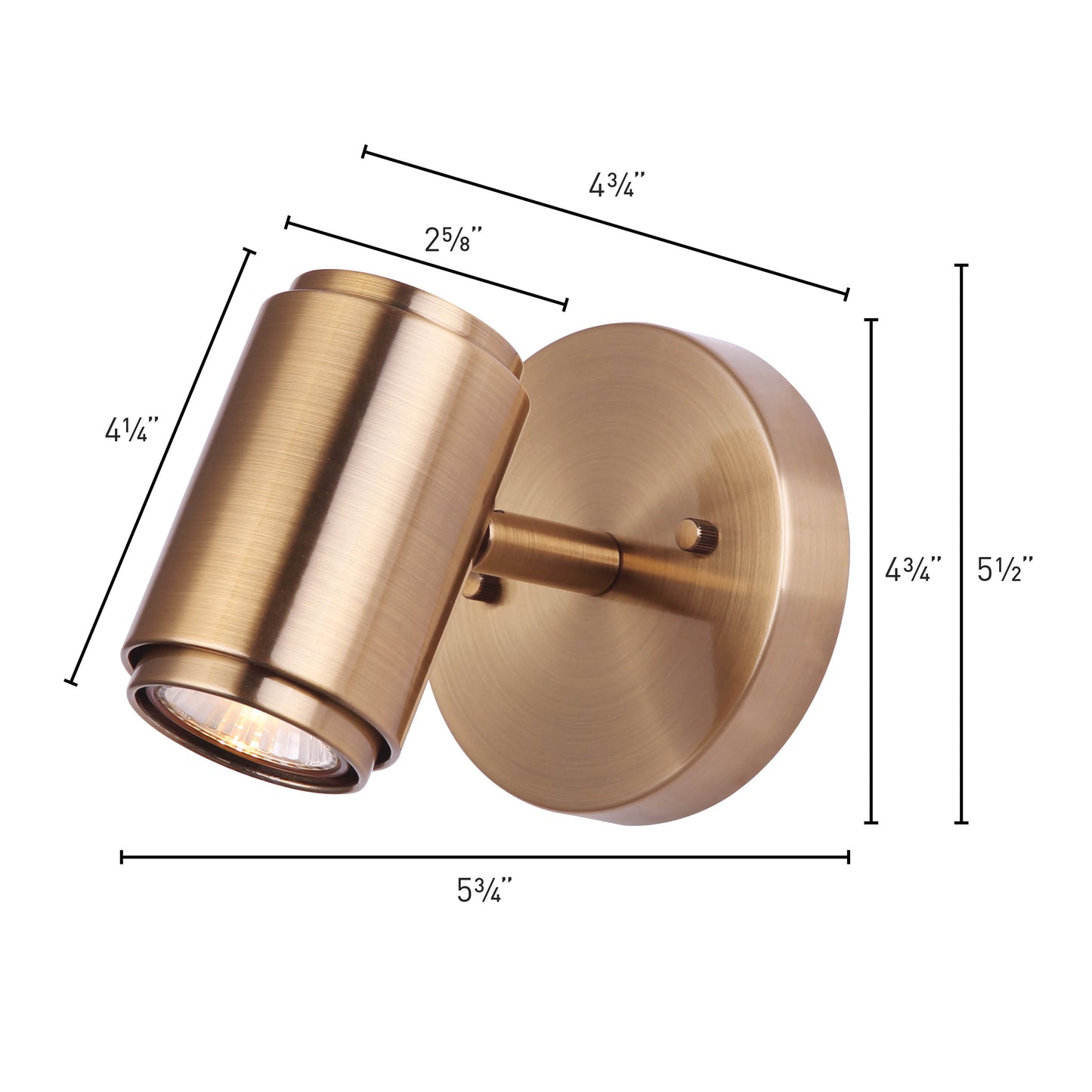 SHALE, ICW1014A01GD10, 1 Lt Ceiling/Wall