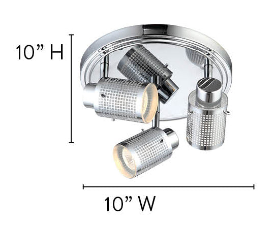 Anita, ICW477A03CH10, 3 Lt Ceiling/Wall