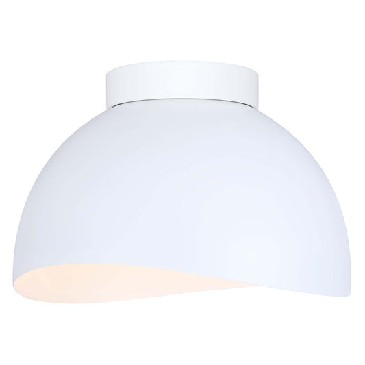 HENLEE, IFM1122A11WH -G-, MWH Color, 2 Lt Flush Mount