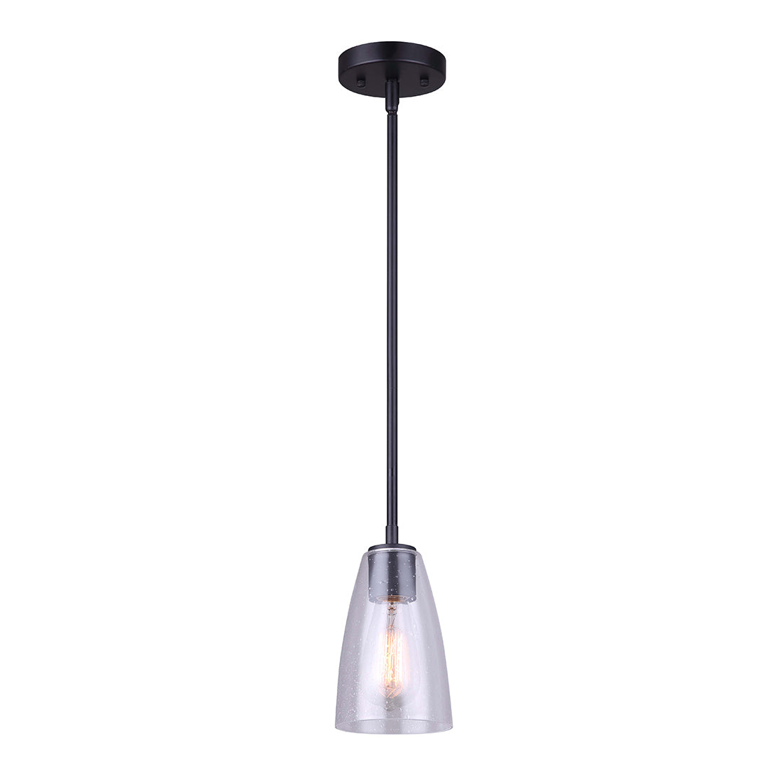 KONA, IPL1013A01BK, MBK Color, 1 Lt Rod Pendant