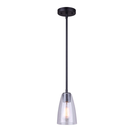 KONA, IPL1013A01BK, MBK Color, 1 Lt Rod Pendant