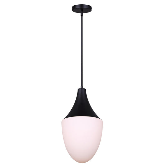 EVLIN, IPL1121A01BK, MBK Color, 1 Lt Rod Pendant