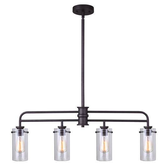 ALBANY, IPL679A04ORB, 4 Lt Rod Pendant