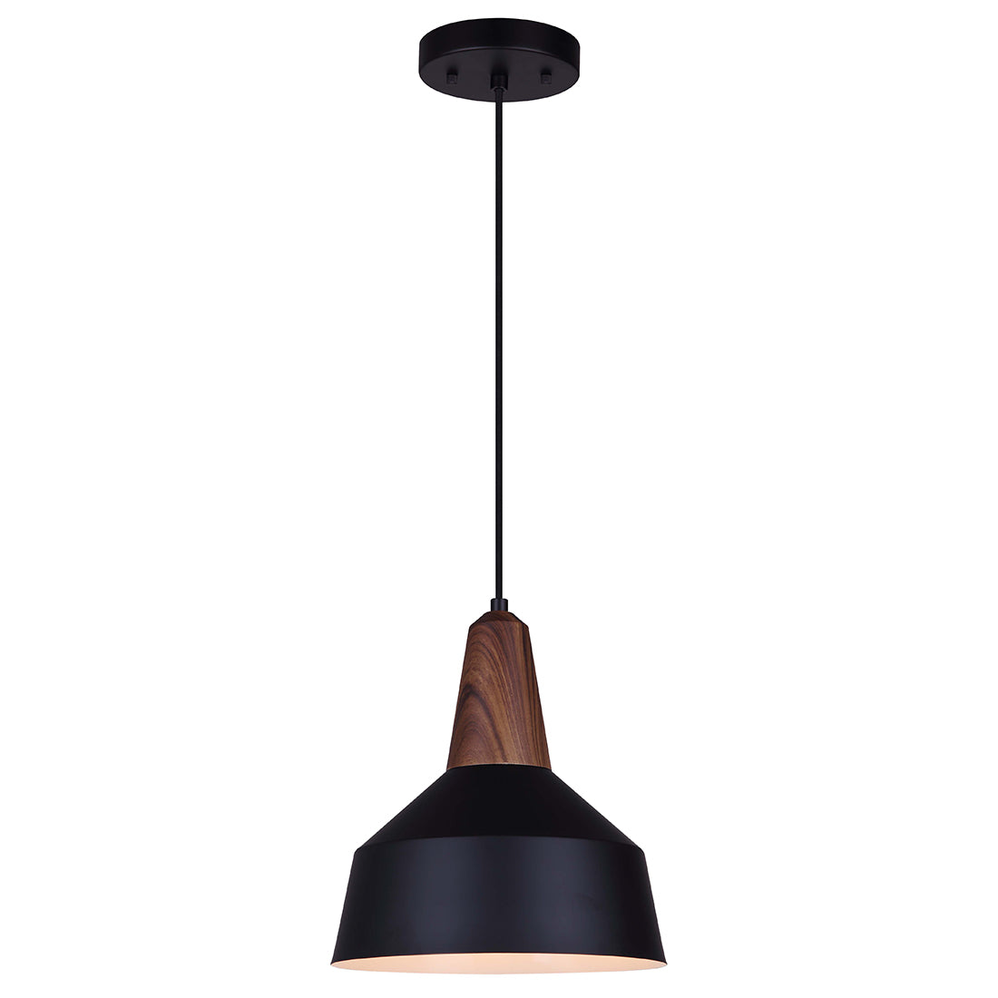 SOREN, IPL694B01BKW, Matte black and faux wood