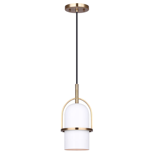 ISLA, IPL777B01GDW,  GD + MWH Color, 1 Lt Cord Pendant