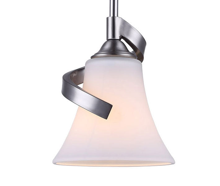 LOCKE, IPL791A01BN, Brushed Nickel, Flat Opal Glass