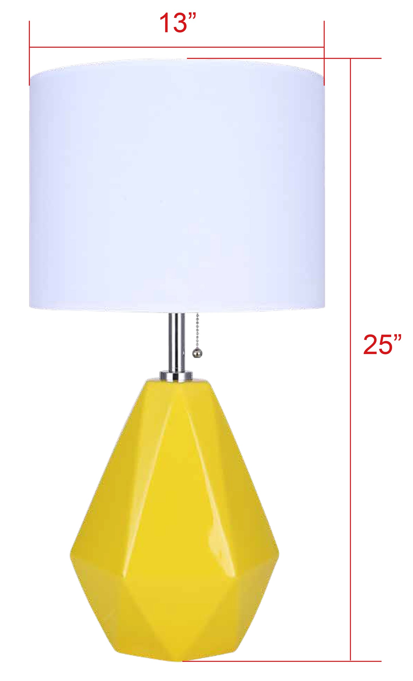 PERSEI, ITL2130B25MY, 1 Lt Table Lamp