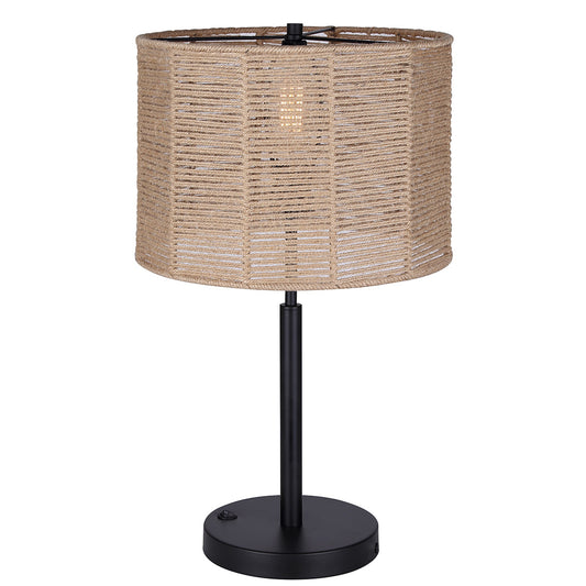 LANO, ITL2134B24BK, MBK Color, 1 Lt Table Lamp