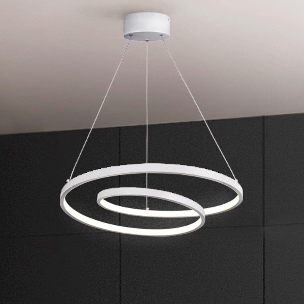 LIVANA, LCH259A20WH, MWH Color, 20inch Width Cord LED Chandelier