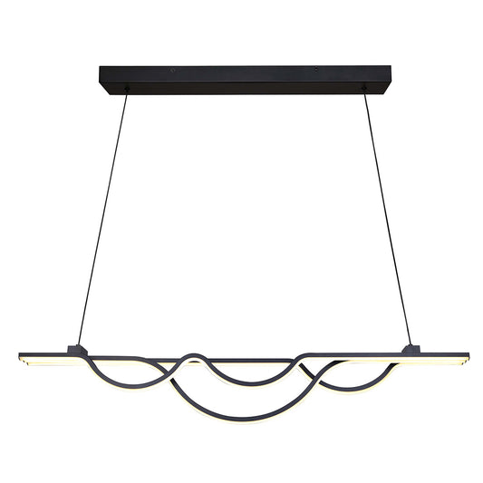 VEIRA, LCH261A36BK, MBK Color, 36inch Width Cord LED Chandelier