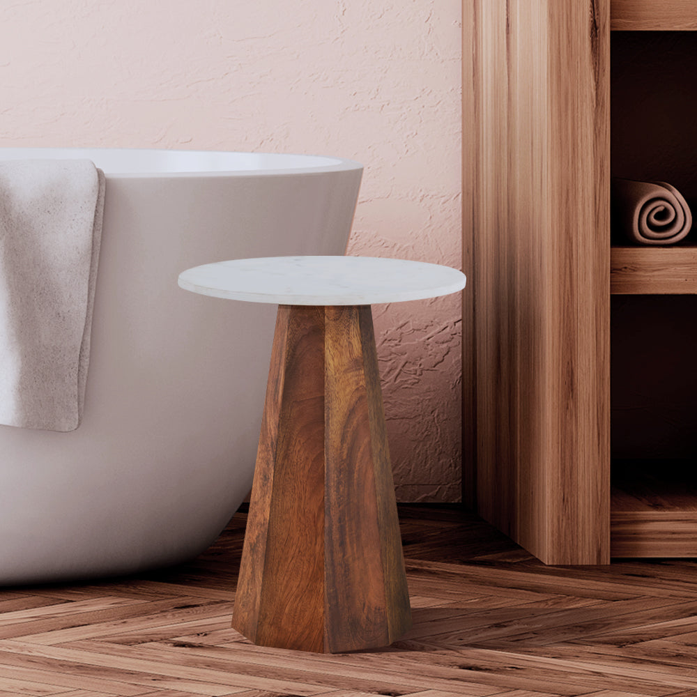 NAYA Mango Wood Side Table