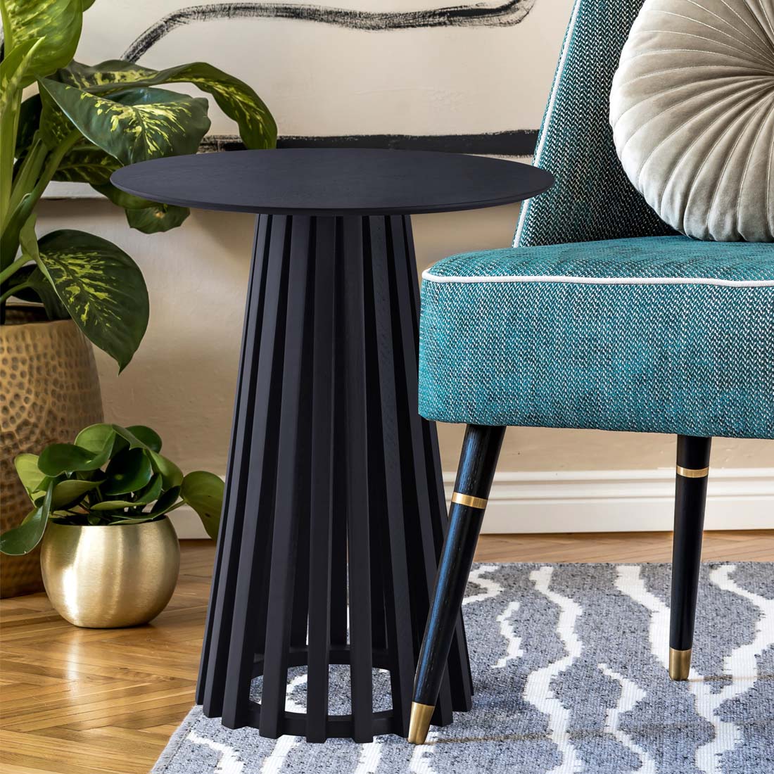 LENAN Side Table Black