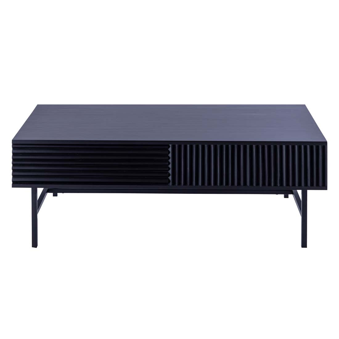 MEZ Coffee Table Black Iron/Black Wood