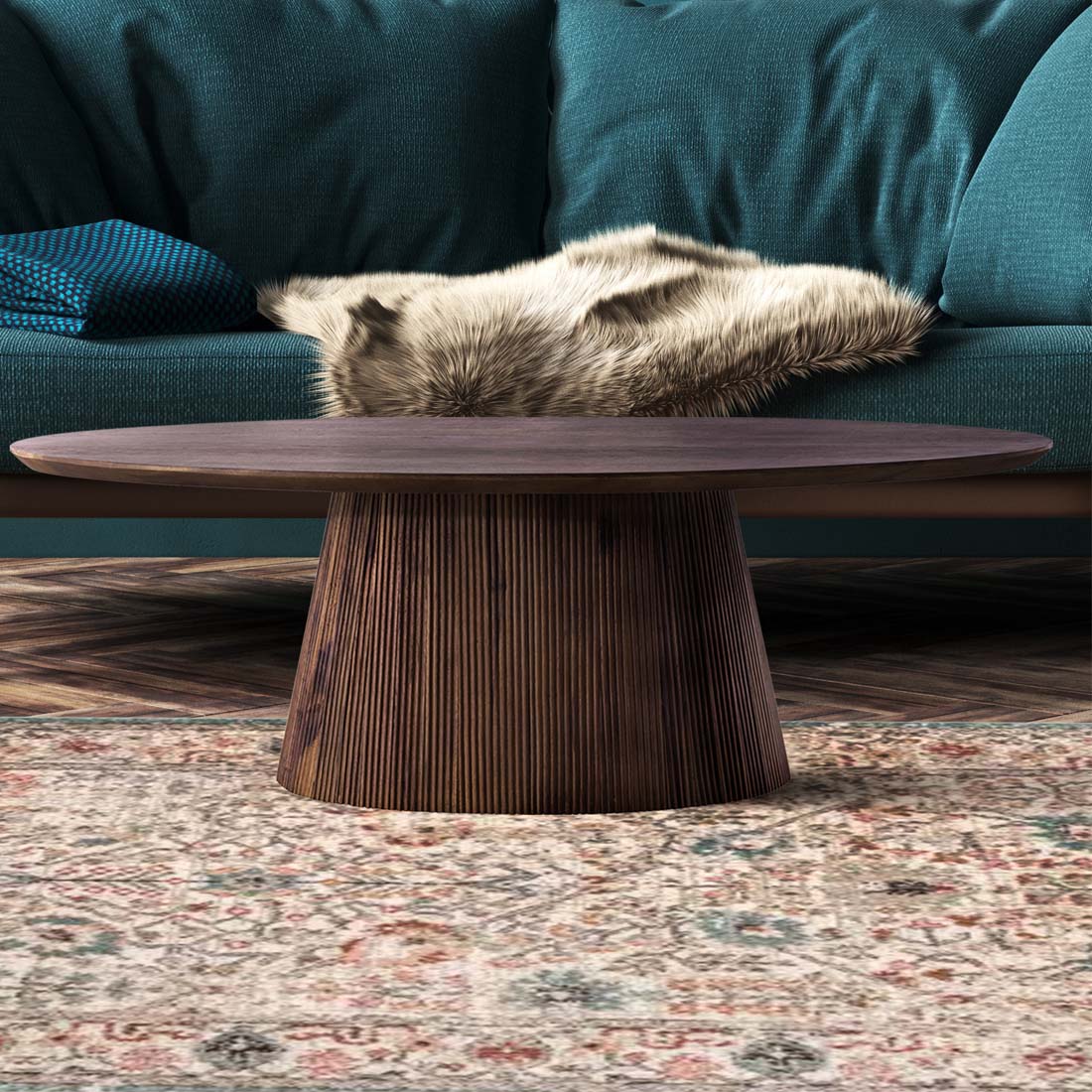 MADHY Mango Wood Coffee Table